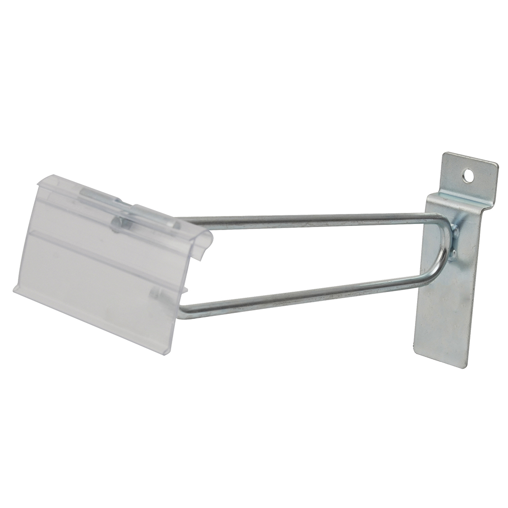 Gancho de panel ranurado con preciador plástico, 4" Surtek