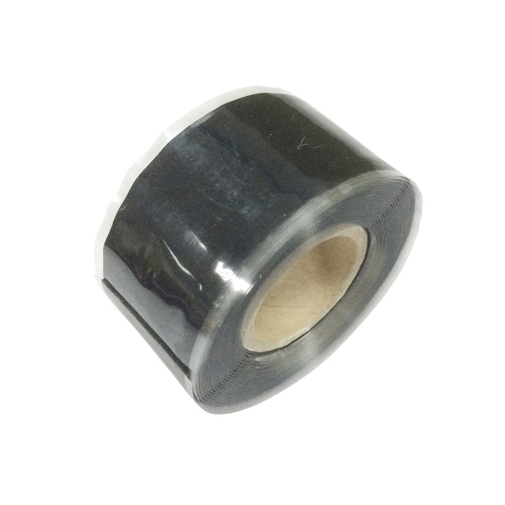 Cinta negro de silicón de autofusión 25 mm x 3 m, en blíster Urrea