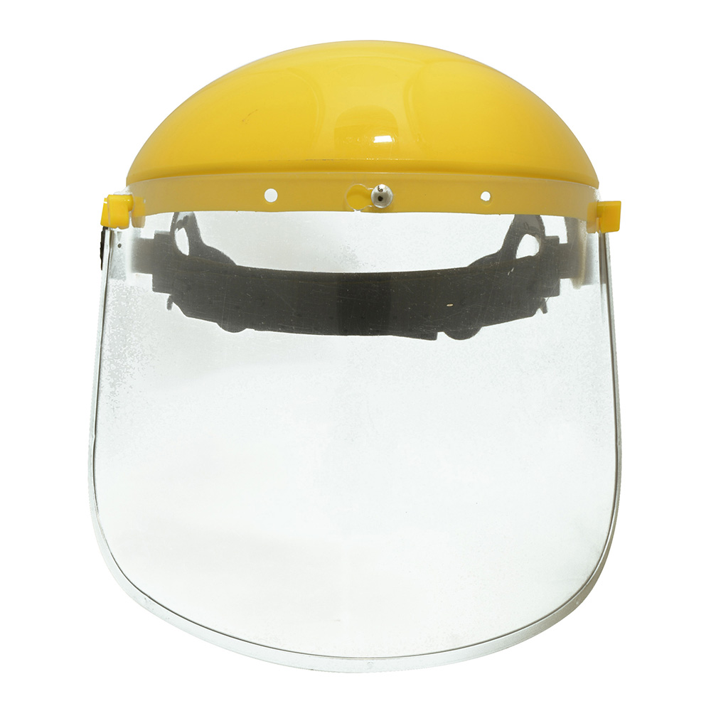 Protector de seguridad facial con mica de policarbonato y ajuste de suspensión de matraca Surtek