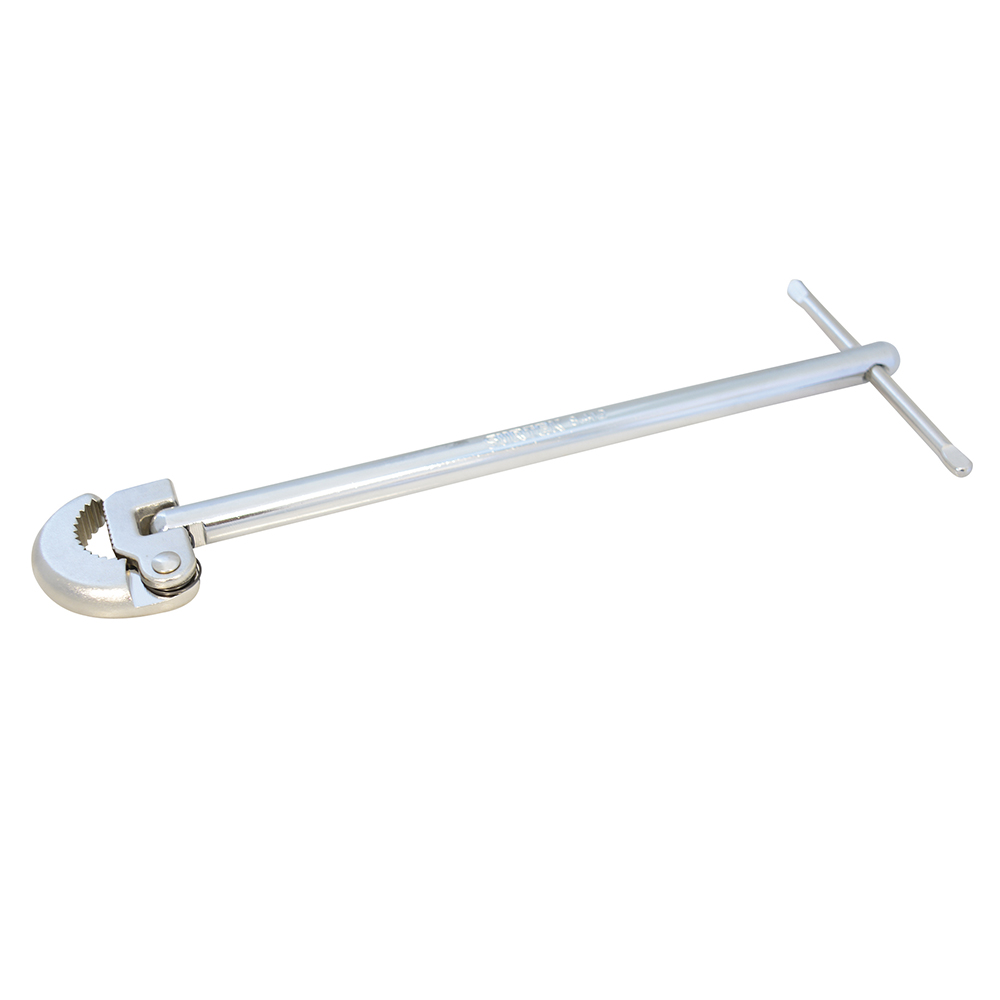 Llave para lavabo cromada de 12" Surtek