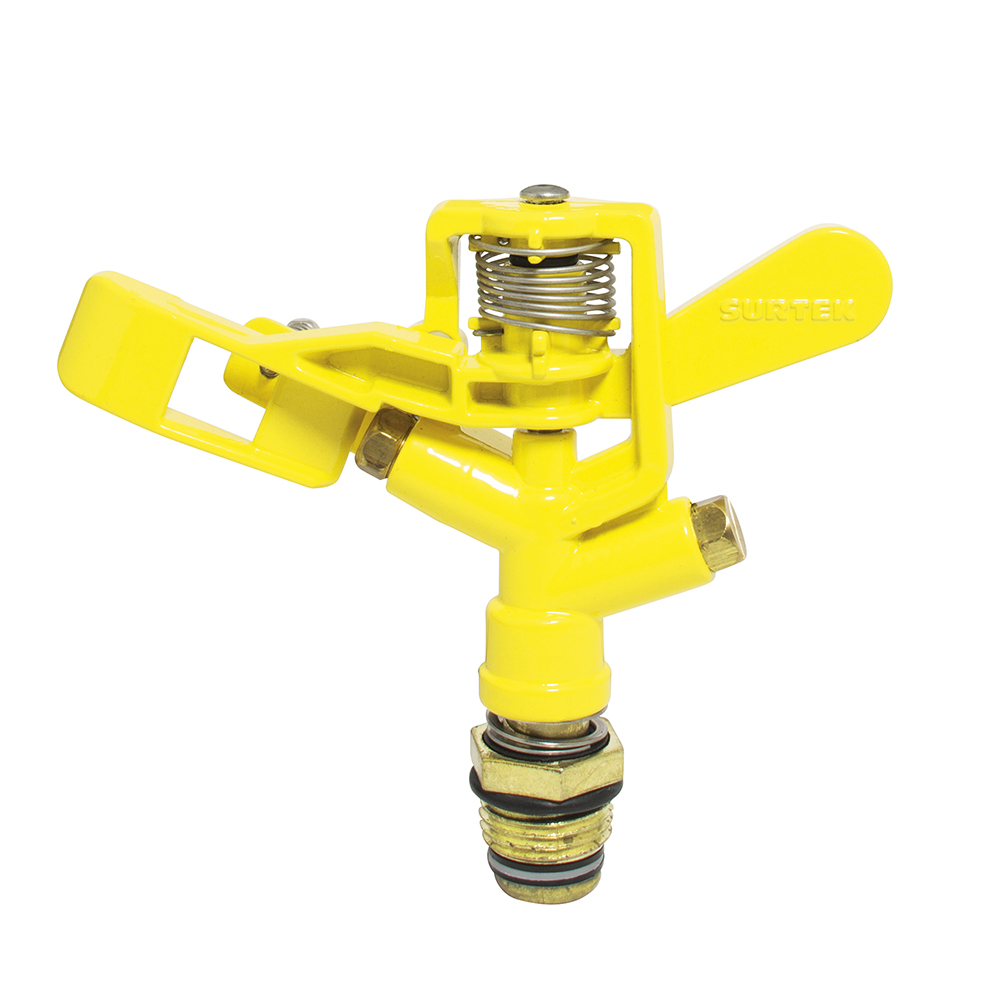 Aspersor metálico regulable por pulsación 3/4" GHT Surtek