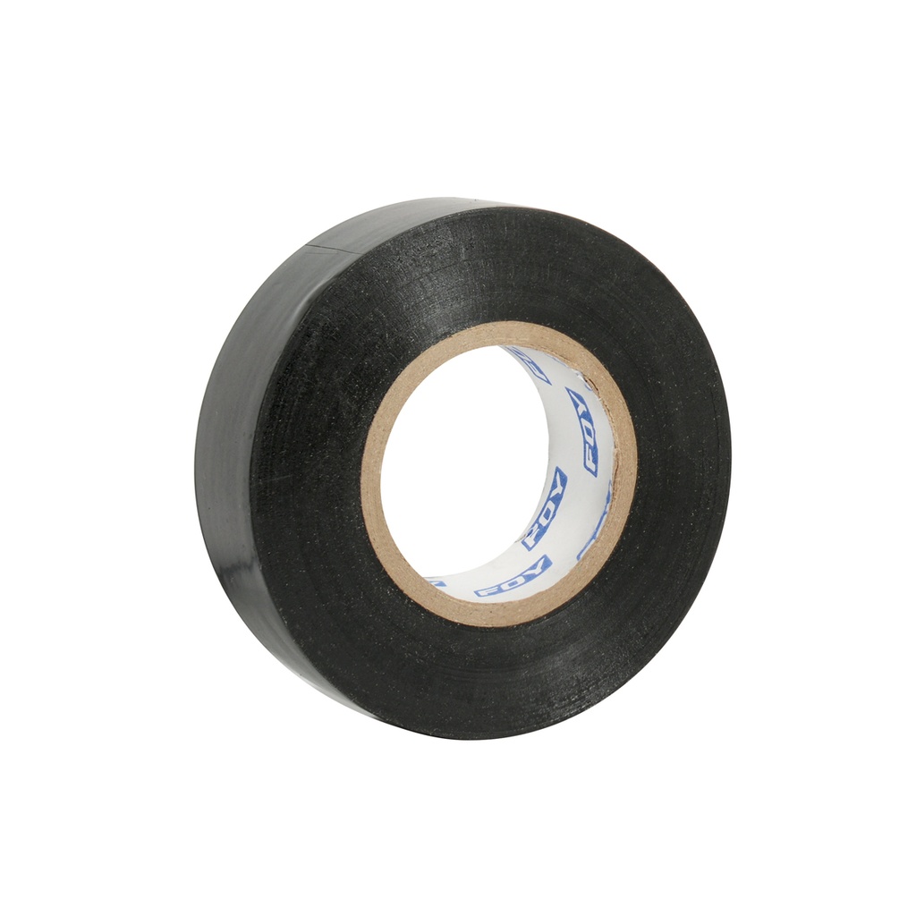 Cinta para aislar negra 19 mm x 9 m Foy