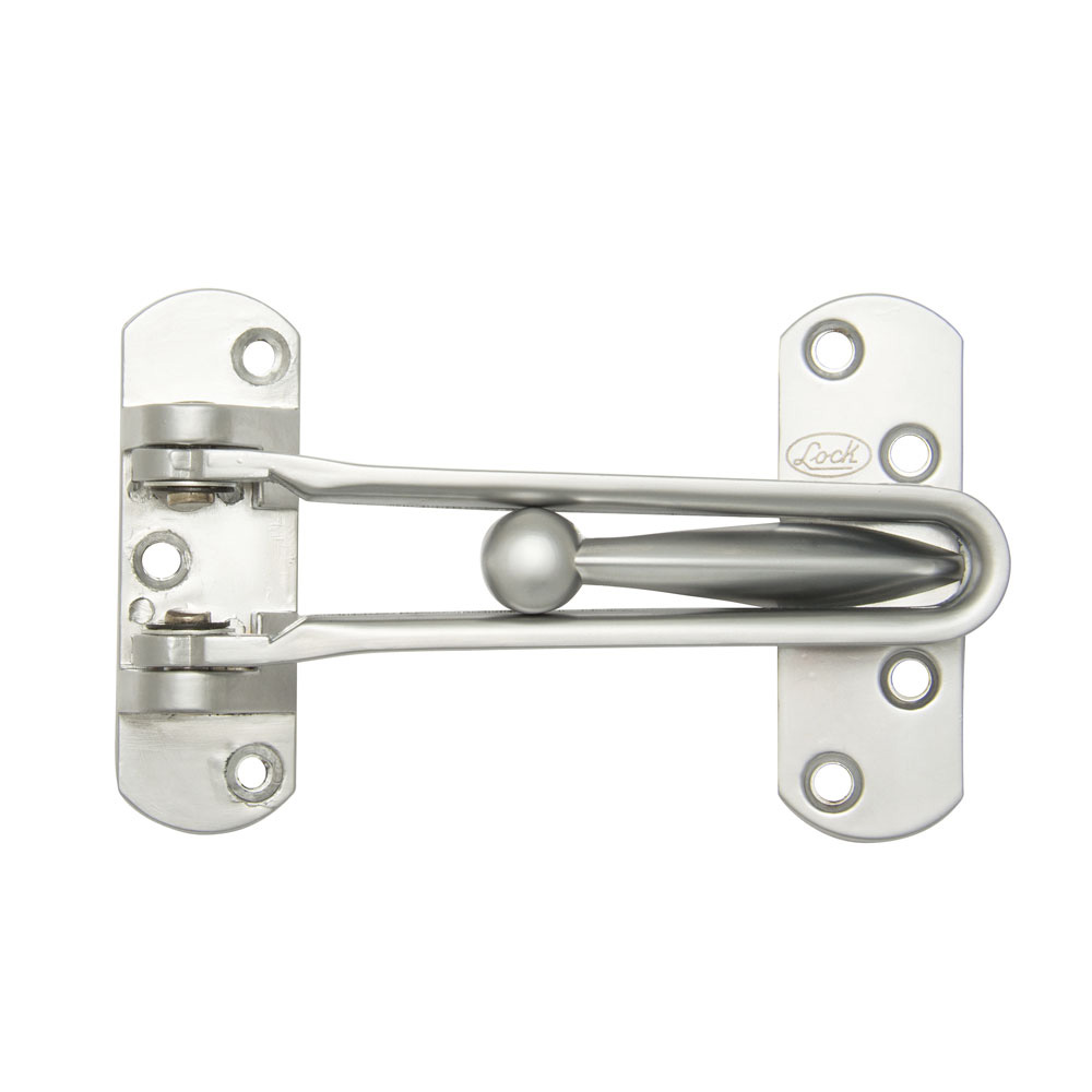 Pasador de seguridad para puerta abatible acabado níquel satinado Lock