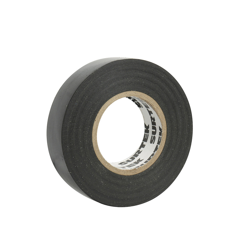 Cinta negra para aislar 19 mm x 18 m Surtek