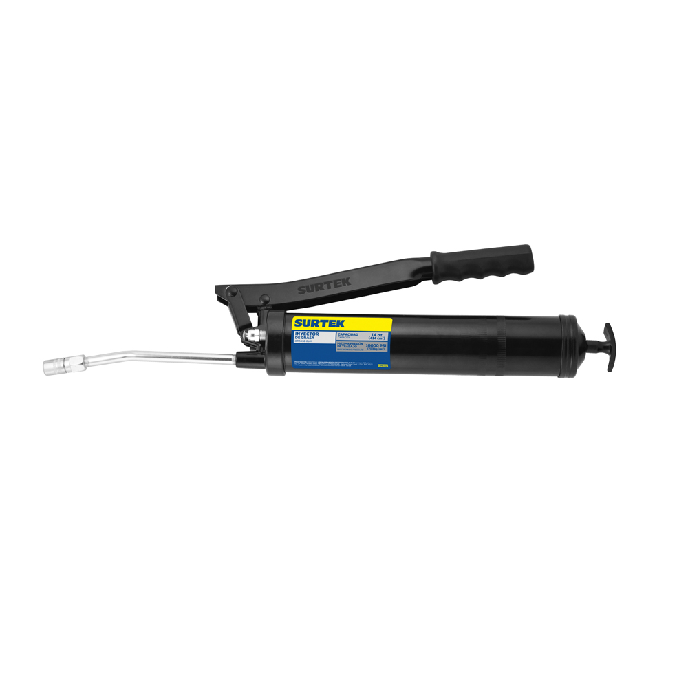 Inyector de grasa a dos manos de 400 g, 10000 PSI Surtek