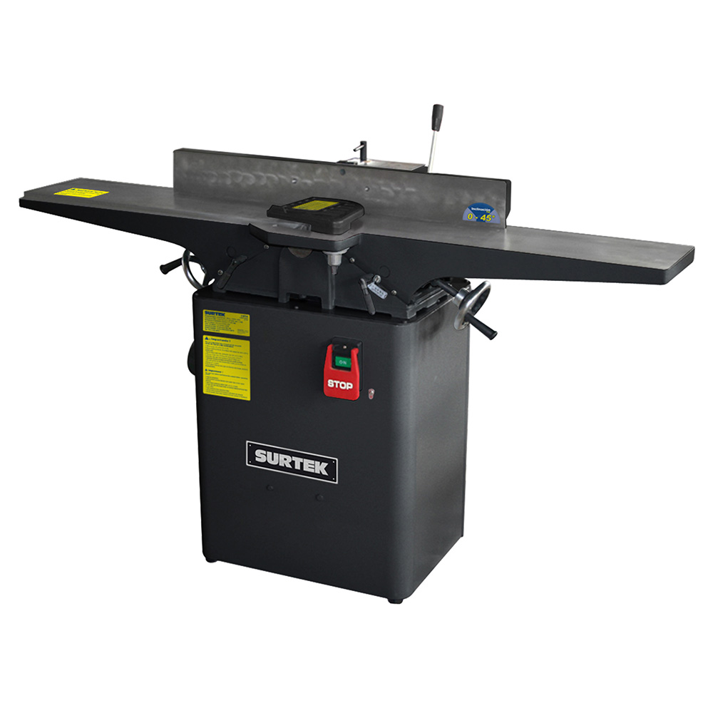 Canteadora 8" 1500 W 220 V, 5200 RPM con guía montada con ajuste de inclinación hasta 45° Surtek