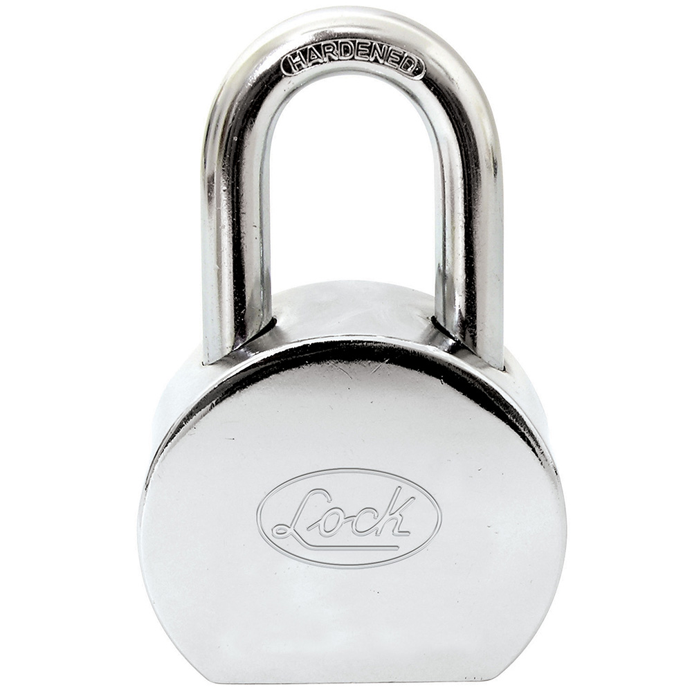 Candado de acero redondo corto 65 mm, llave estándar Lock