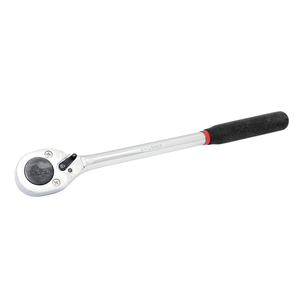 Matraca reversible con mango rubber grip, quick release, para dado cuadro de 3/4" Urrea