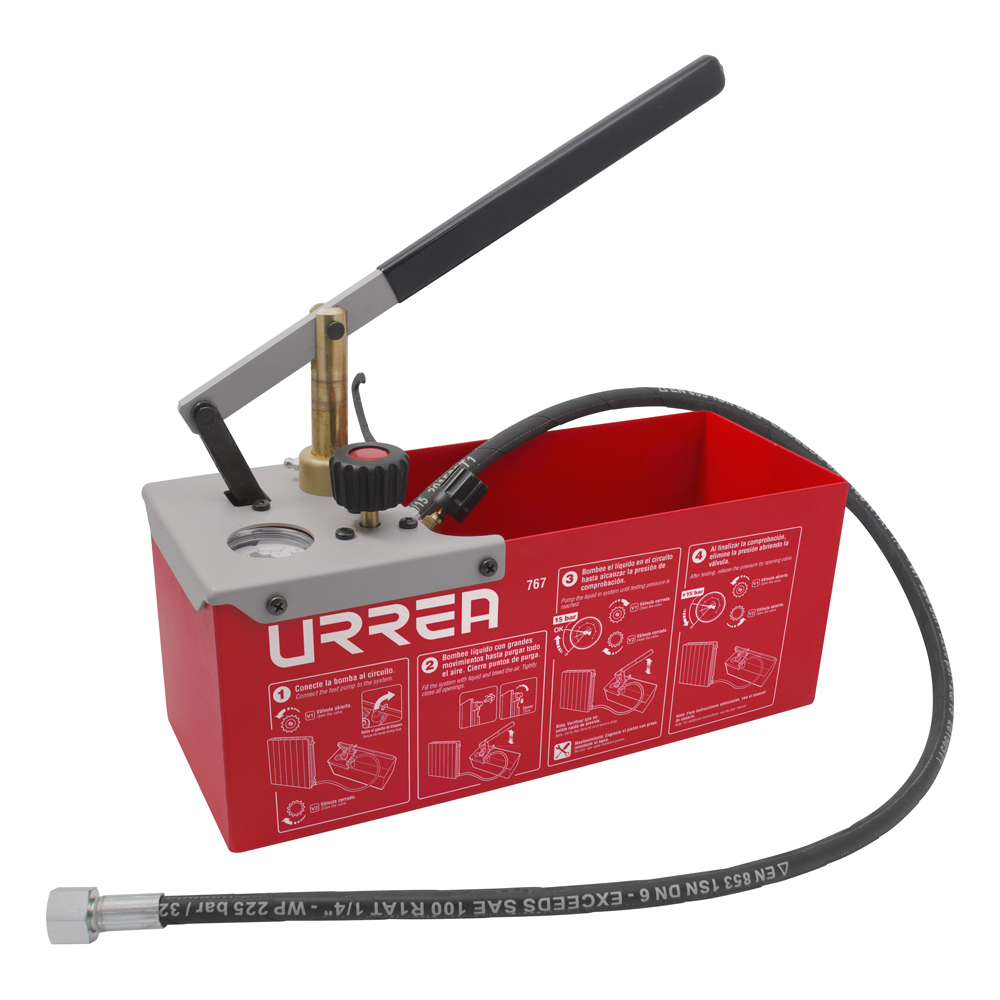 Bomba de comprobación de fugas 25 bar (362 psi) Urrea