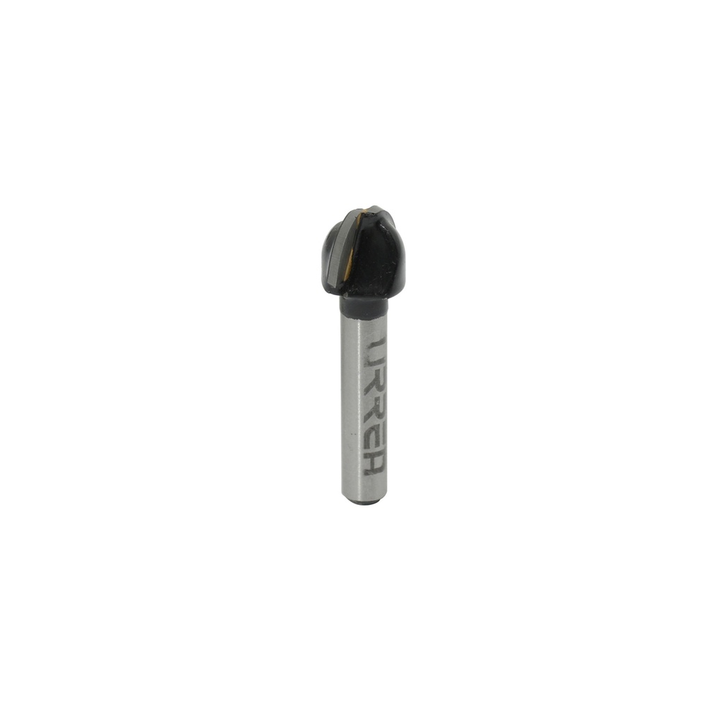 Broca para router de acero de media caña 1/4" zanco de 1/4" Urrea