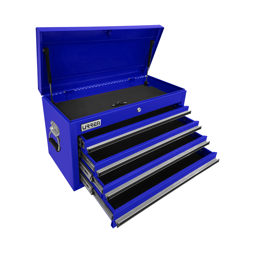 Gabinete superior 4 gavetas color azul serie X 27" Urrea