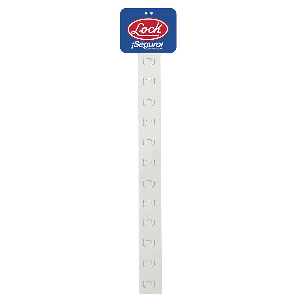 Tira de impulso Lock de polipropileno 95 x 8 cm Lock
