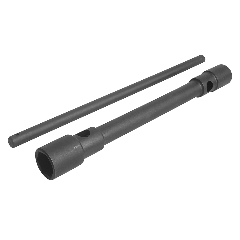 Llave de artillería pavonada doble boca hexagonal en pulgadas, 30 mm x 33 mm Surtek