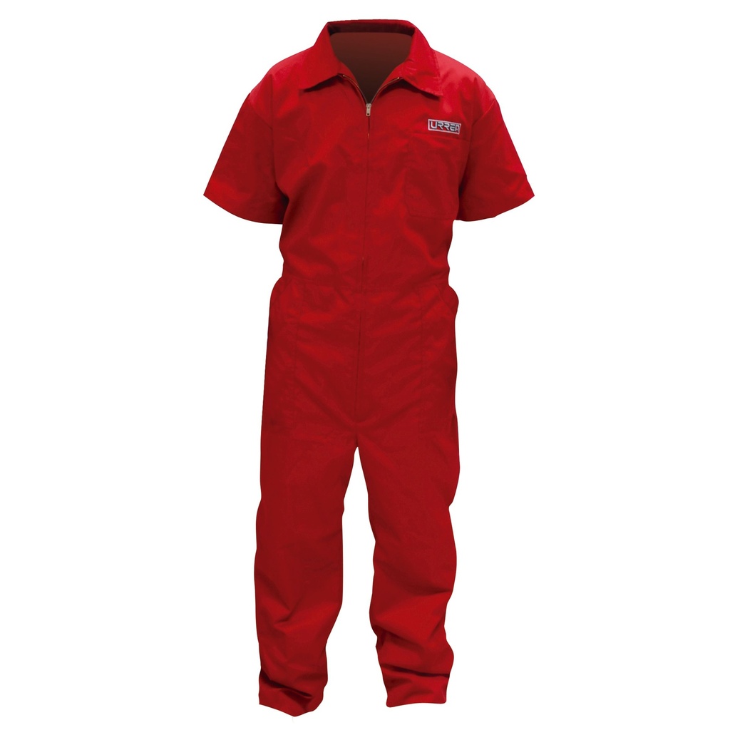 Overol color rojo talla G Urrea