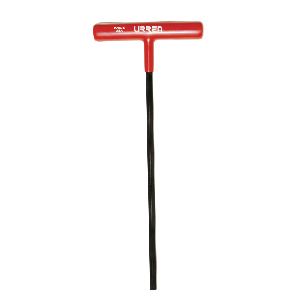Llave hexagonal larga tipo "T" ergonómica en pulgadas, 3/16" Urrea