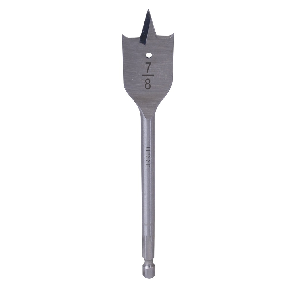 Broca para madera de acero al carbono tipo manita 7/16" zanco de 1/4" Urrea