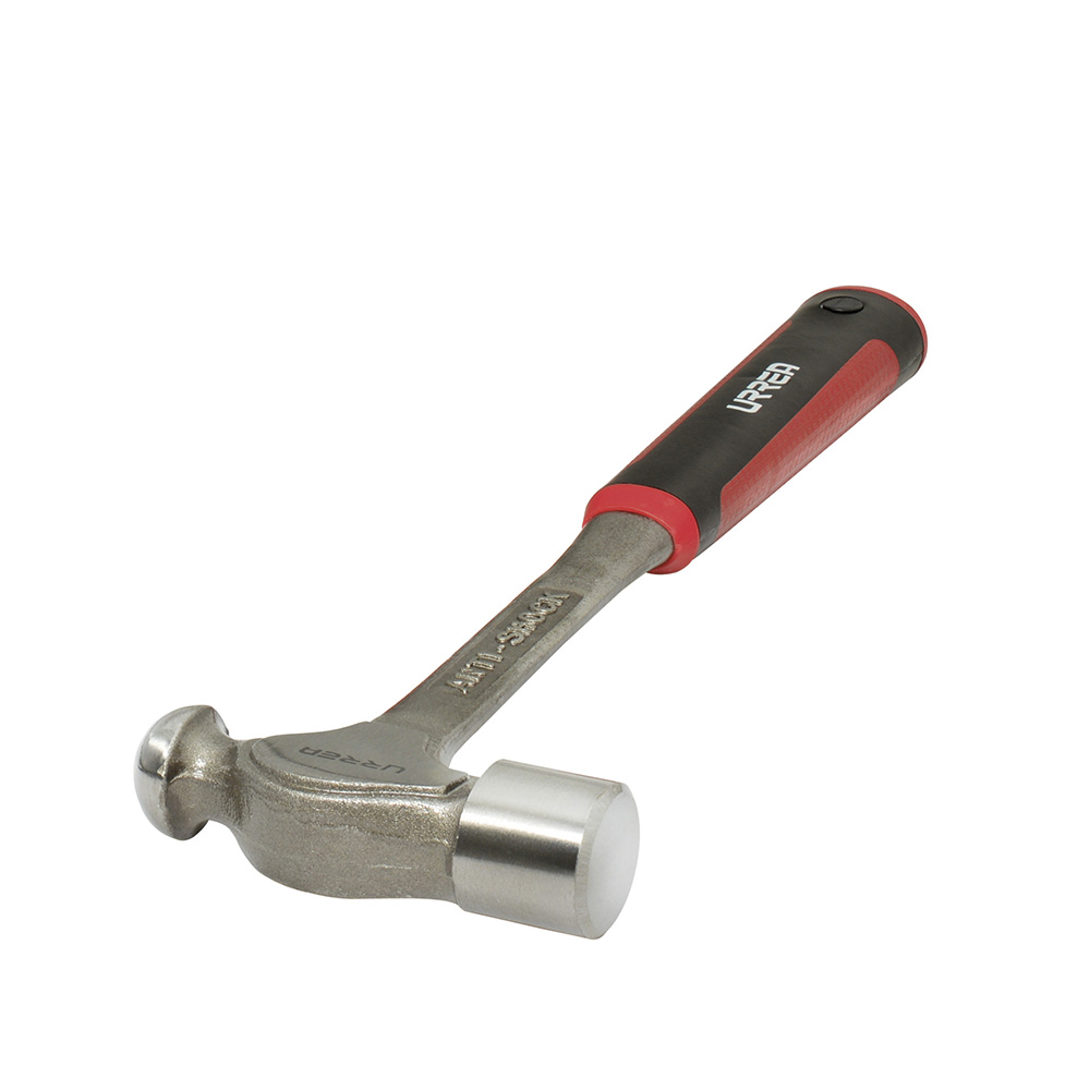 Martillo de bola forjada con mango anti-vibración texturizado de 13-31/32", 24 oz Urrea