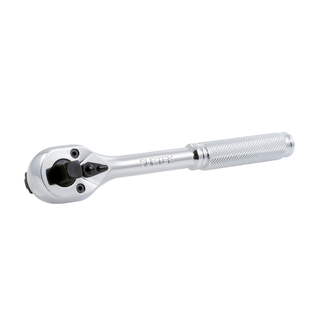 Matraca doble y triple cuadro, cabeza tipo pera, para dados cuadro de  3/8" y 1/2" Surtek