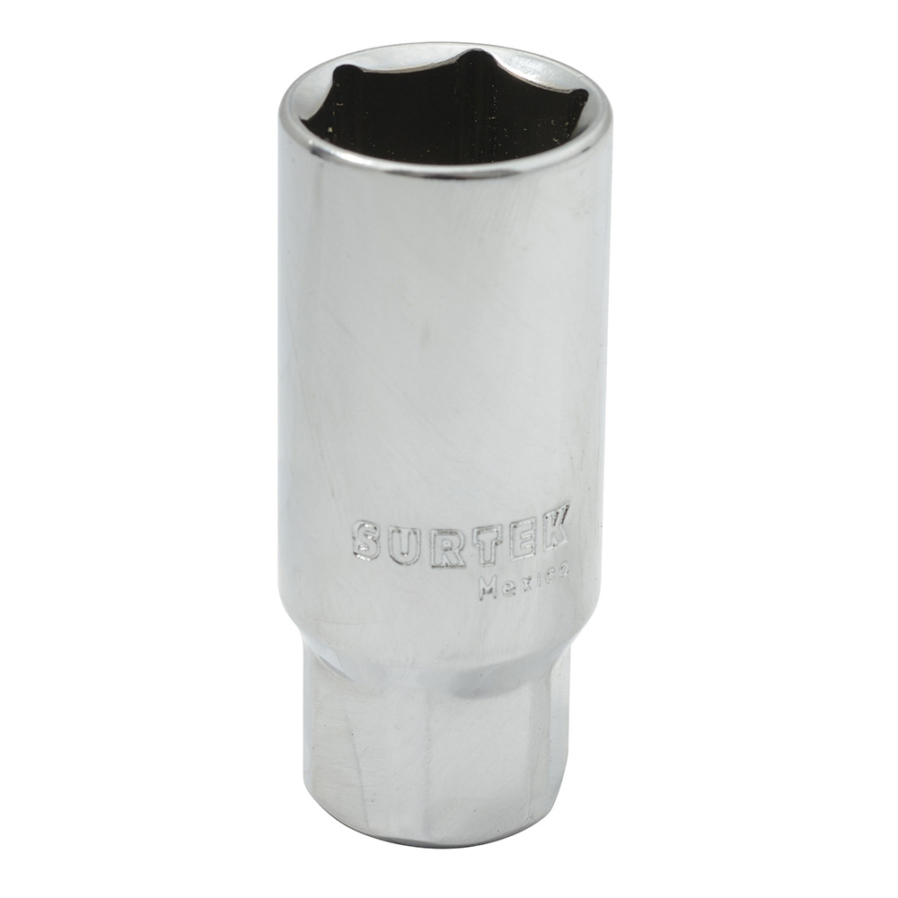 Dado para bujía con neopreno cuadro de 1/2", 5/8" en pulgadas Surtek