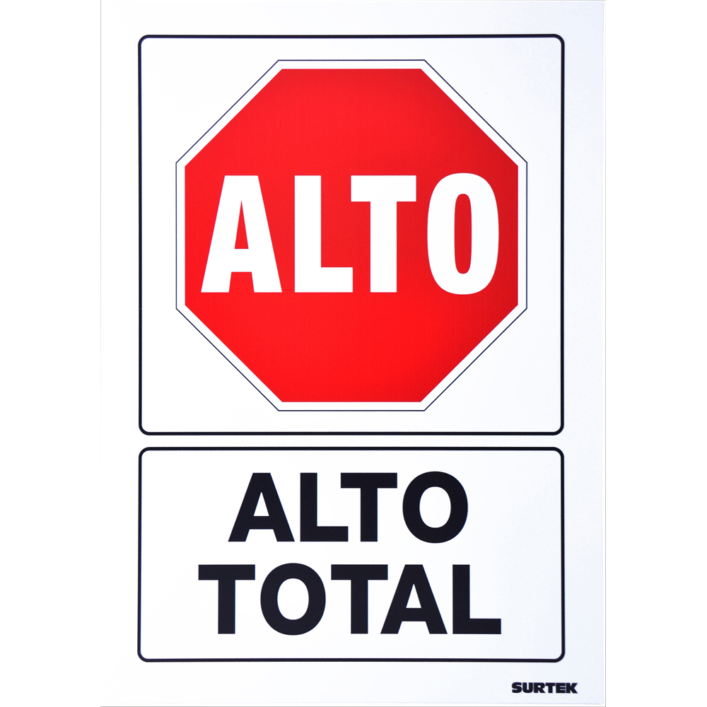 Señal "Alto total" Surtek