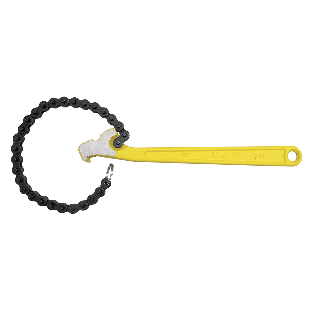 Llave universal de cadena de acero de 12" Surtek