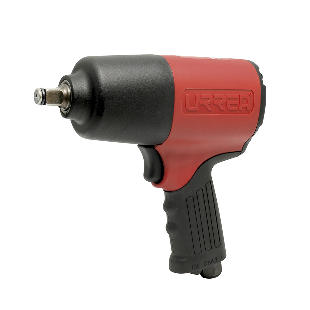 Pistola de impacto neumática cuadro de 1/2" 510 Ft-lb composite sistema twin hammer Urrea