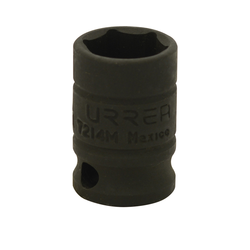 Dado de impacto cuadro de 3/8", 6 puntas, métrico, 14 mm Urrea