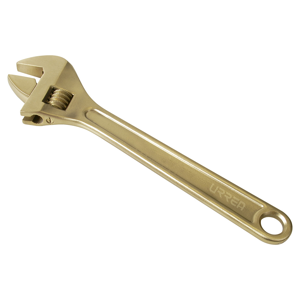 Llave ajustable de bronce-aluminio antichispa de 12" Urrea