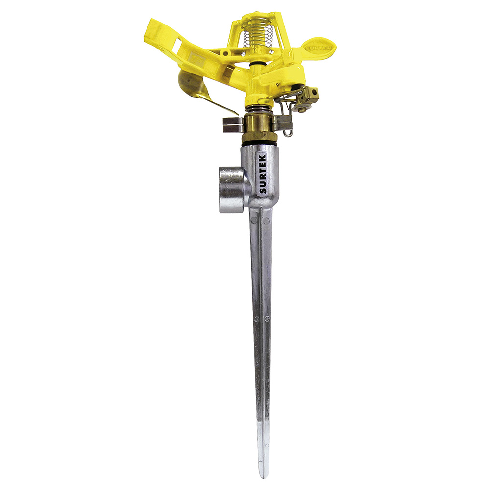 Aspersor metálico regulable por pulsación 3/4" GHT 1 vía Surtek