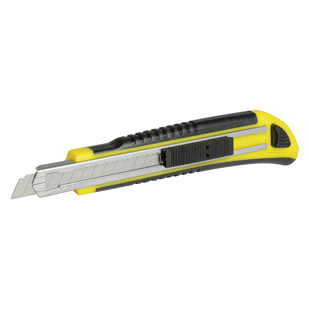 Cutter con cuerpo de plástico de 9 mm, cambio automático de navaja Surtek