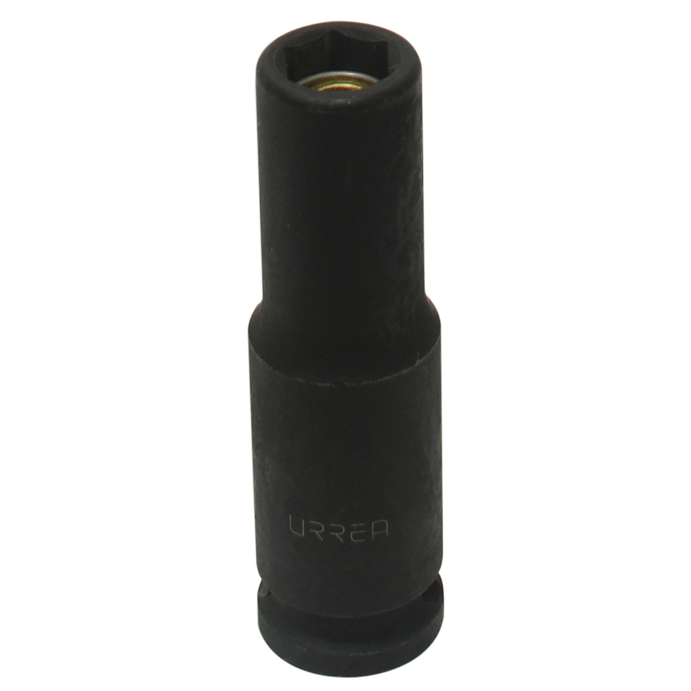 Dado de impacto largo con imán cuadro de 3/8", 6 puntas, en pulgadas, 3/8" Urrea