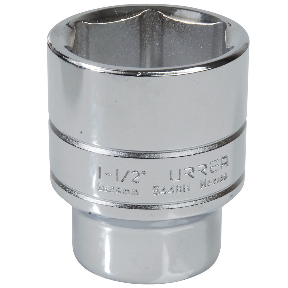 Dado cuadro de 1/2", 6 puntas, en pulgadas, 1-1/2" Urrea