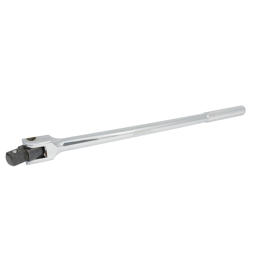 Mango articulado cromado para dado cuadro de 3/4", 20" Surtek