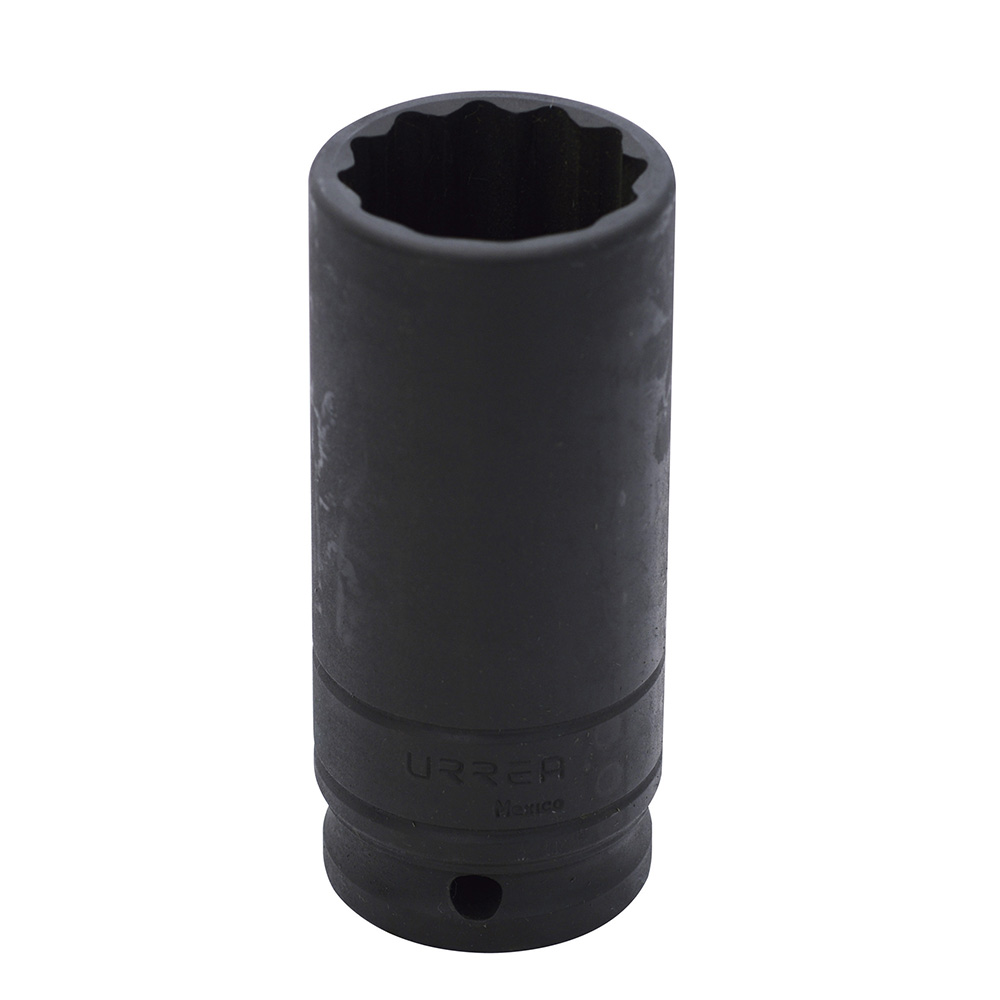 Dado de impacto largo cuadro de 1/2", 12 puntas, en pulgadas, 1-7/16" Urrea