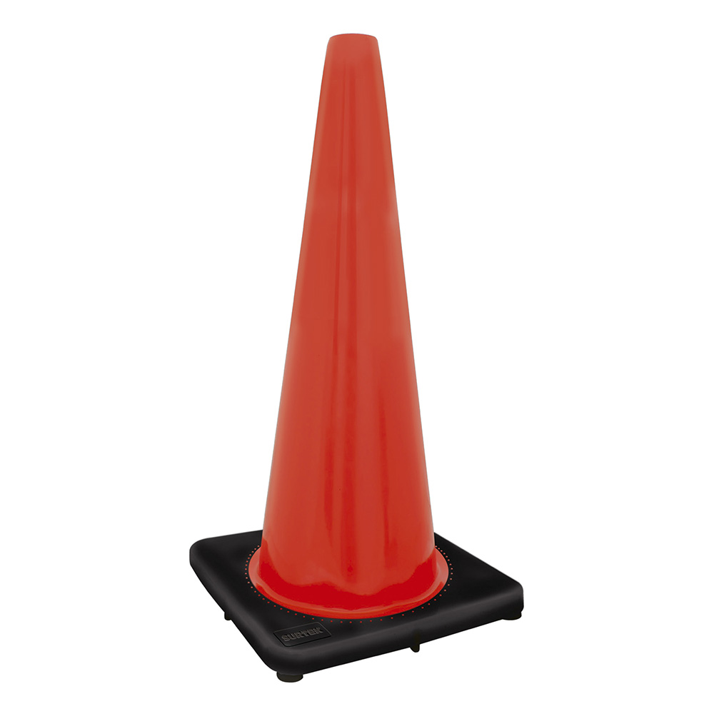 Cono de precaución sin banda reflejante, 45 cm Surtek