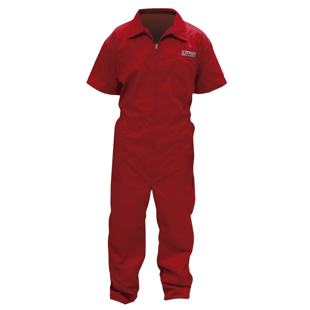 Overol color rojo talla M Urrea