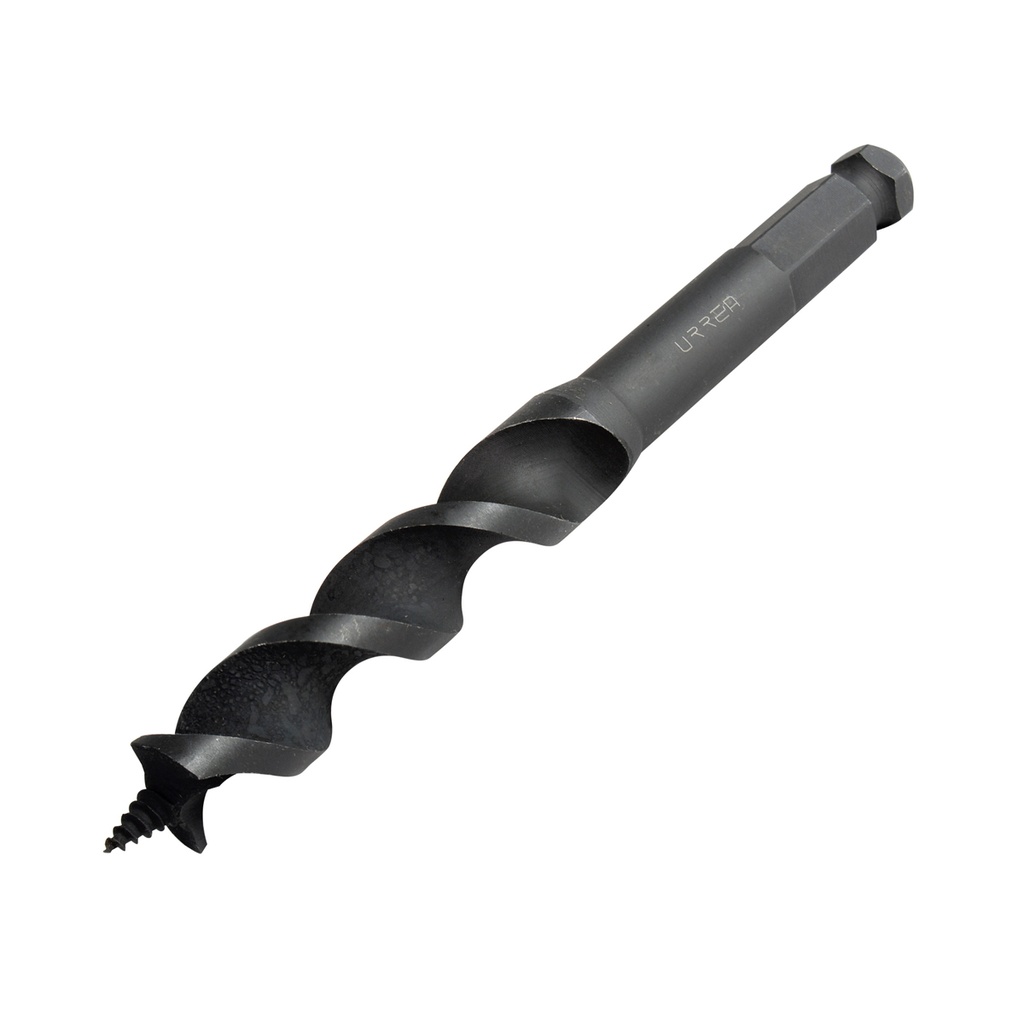 Broca para madera de acero al carbono tipo gusano 3/4" zanco de 1/2" Urrea