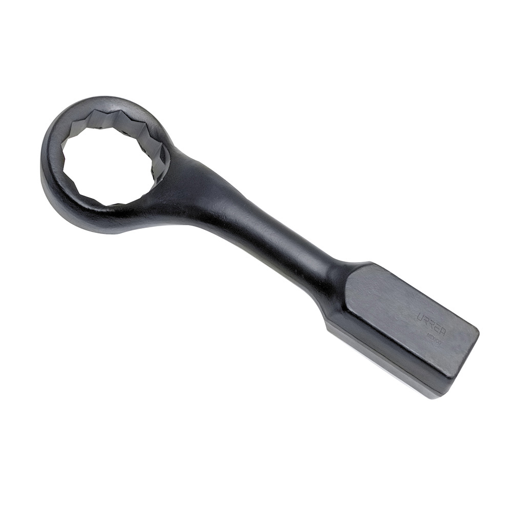 Llave de golpe acodada fosfatizada en pulgadas, 12 puntas, 2-11/16" Urrea