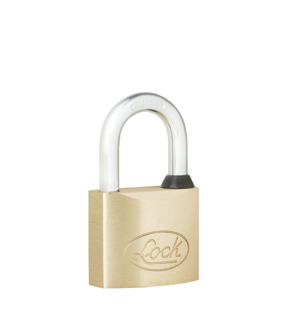 Candado de latón corto 40 mm, llave tetra Lock