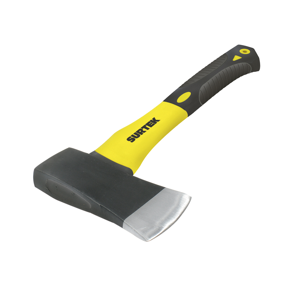 Hacha cazadora con cabeza forjada en acero con mango de fibra de vidrio 14", 1-1/2 lb Surtek
