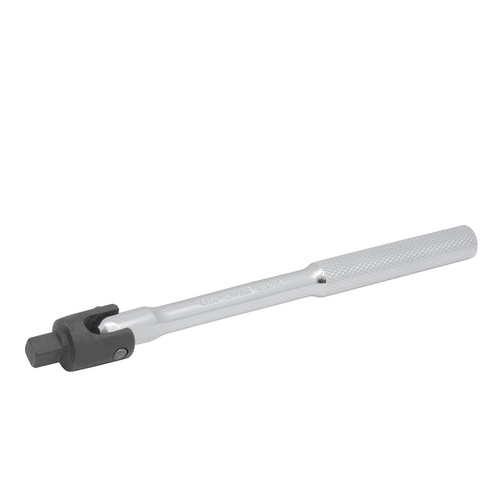 Mango articulado cromado para dado cuadro de 3/8", 7-13/16" Urrea