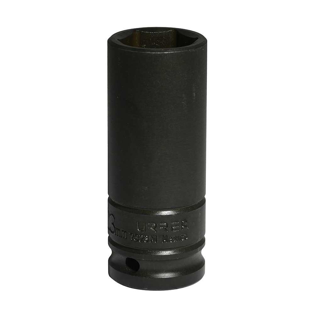 Dado de impacto largo cuadro de 1/2", 6 puntas, métrico, 23 mm Urrea