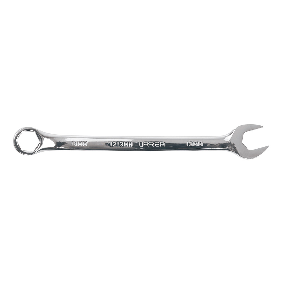 Llave combinada pulido espejo métrica, 6 puntas, 13 mm Urrea