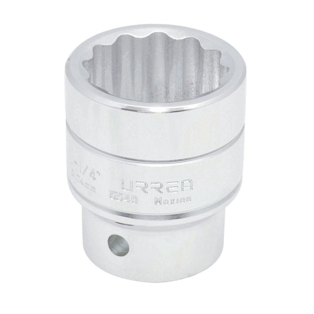 Dado cuadro de 3/4", 12 puntas, en pulgadas, 1-1/4" Urrea