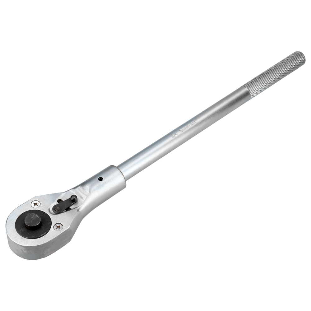 Matraca reversible cromada, quick release, para dado cuadro de 3/4" Surtek