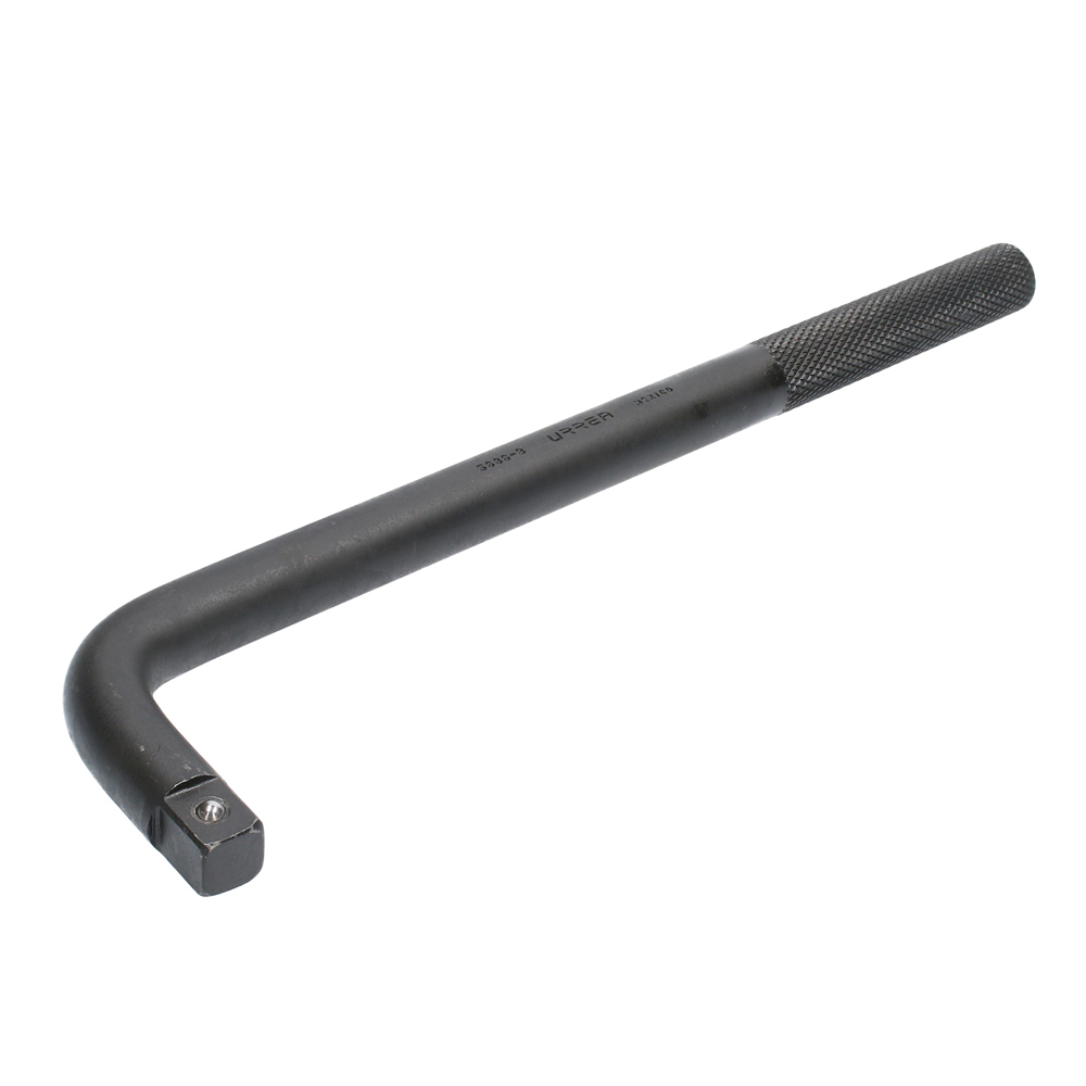 Mango en L para dado de impacto con balín cuadro de 3/4", 16" Urrea