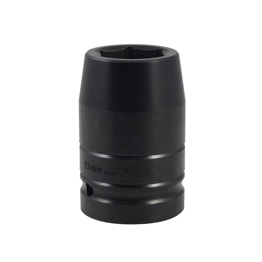 Dado de impacto cuadro de 1", 6 puntas, métrico, 33 mm Urrea