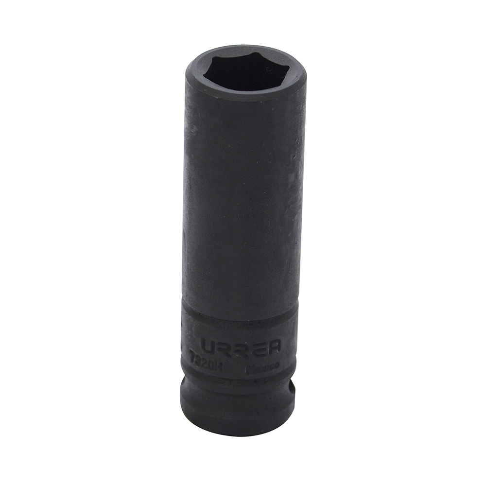 Dado de impacto largo cuadro de 1/2", 6 puntas, en pulgadas, 5/8" Urrea