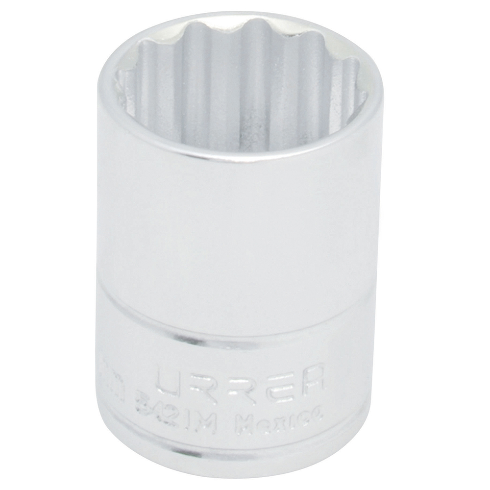 Dado cuadro de 1/2", 12 puntas, métrico, 21 mm Urrea
