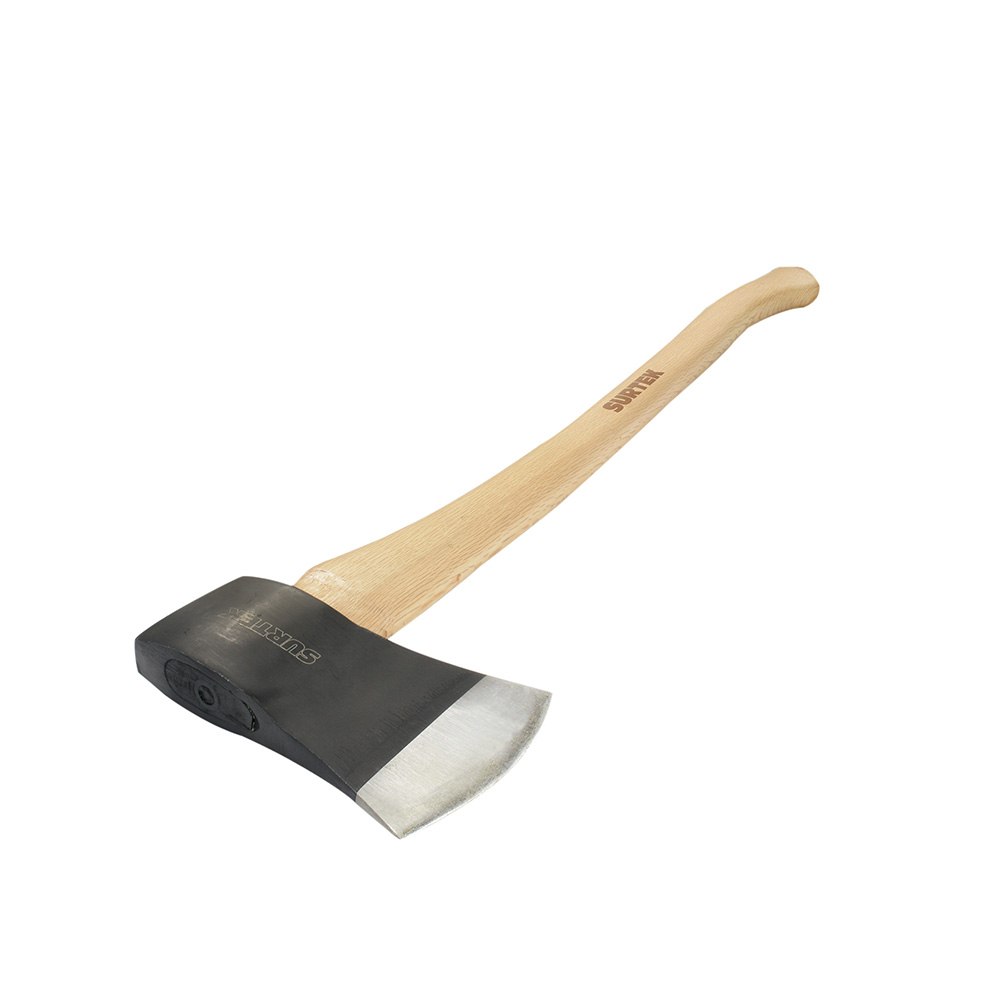 Hacha tipo Michigan de cabeza forjada en acero con mango de madera 36", 3-1/2 lb Surtek
